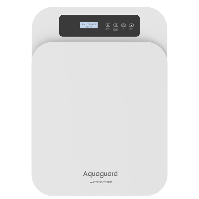 Aquaguard AWS C-500 automatic bathroom water softener front view