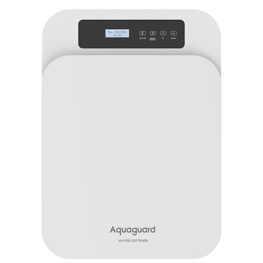 Aquaguard AWS C-500 automatic bathroom water softener front view
