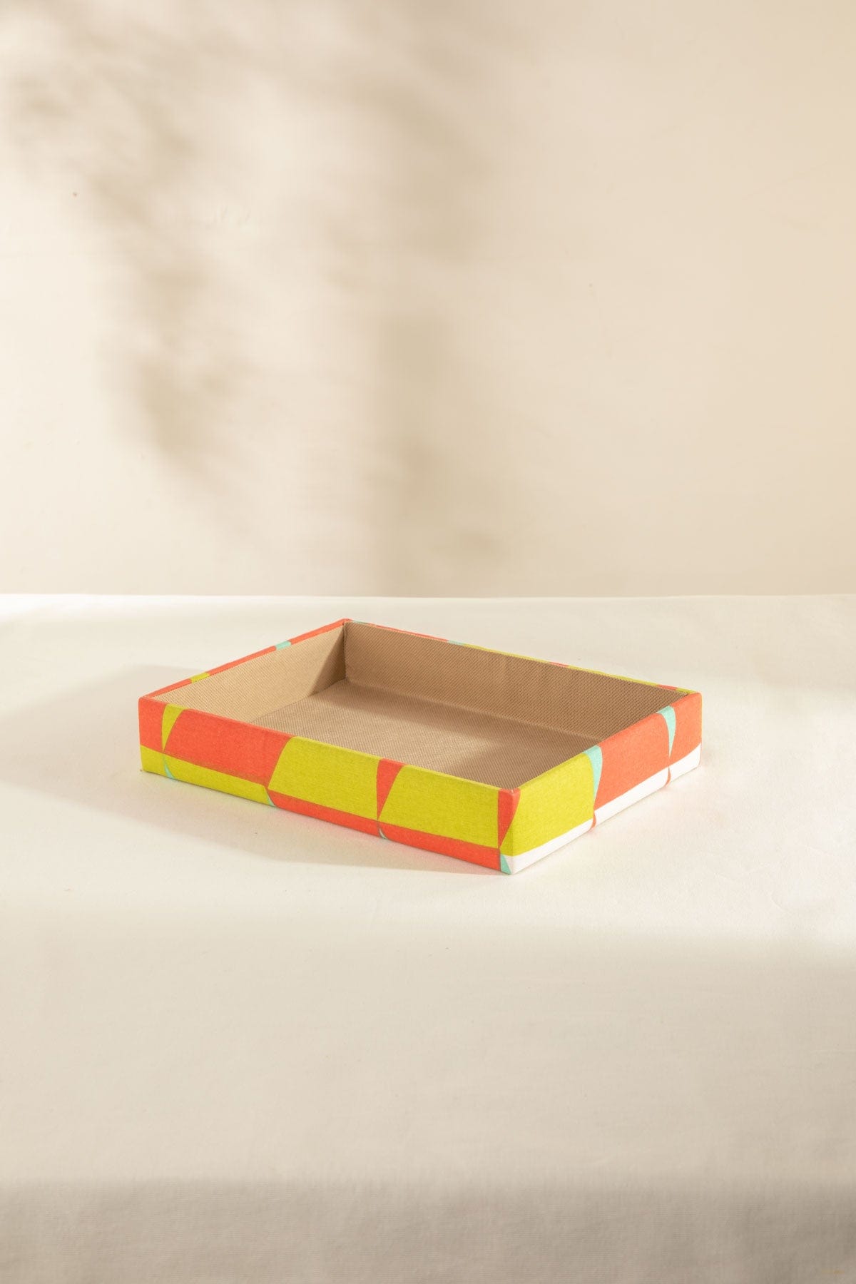 Assorted multi-colored rectangular fabric storage box image 3