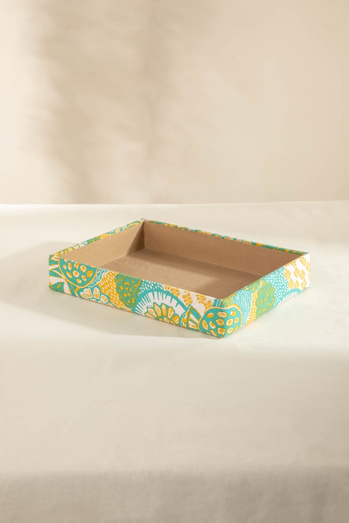 Assorted multi-colored rectangular fabric storage box image 9