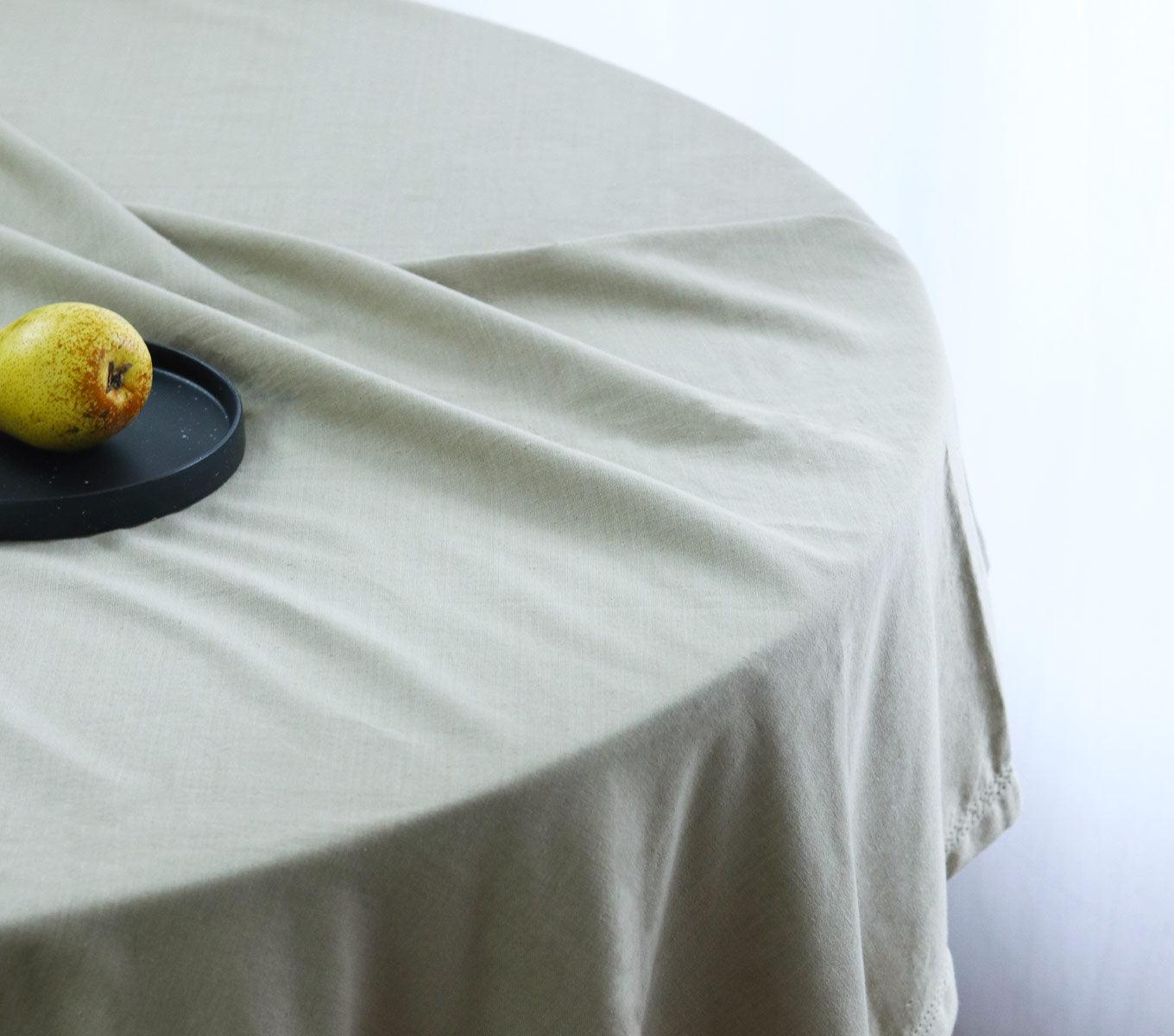 Nappa Dori table cloth in TAUPE color